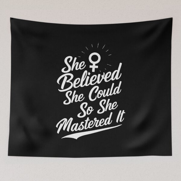 Item preview, She Believed She Could So She Mastered It designed and sold by Redgiant87x.