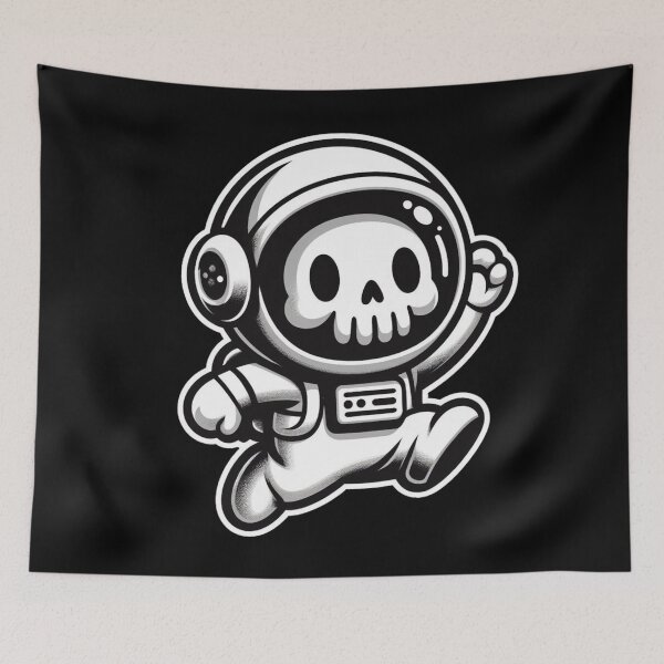 Item preview, Cute Chibi Skull Astronaut designed and sold by AstroAppa.