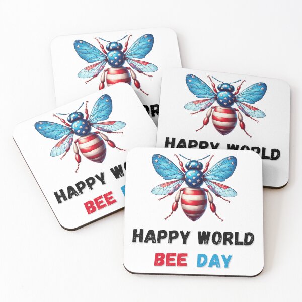 Item preview, Happy World Bee Day American Bee 2024 designed and sold by LEOOTY.