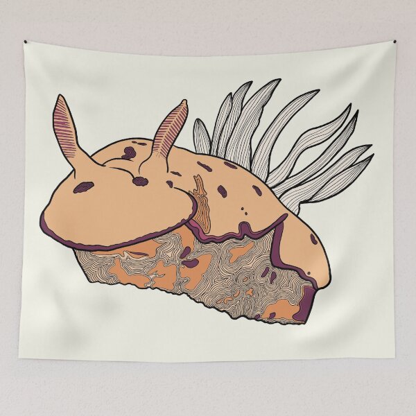 Item preview, Abstract Dorid Nudibranch color option 4 designed and sold by ArtbyDLP.