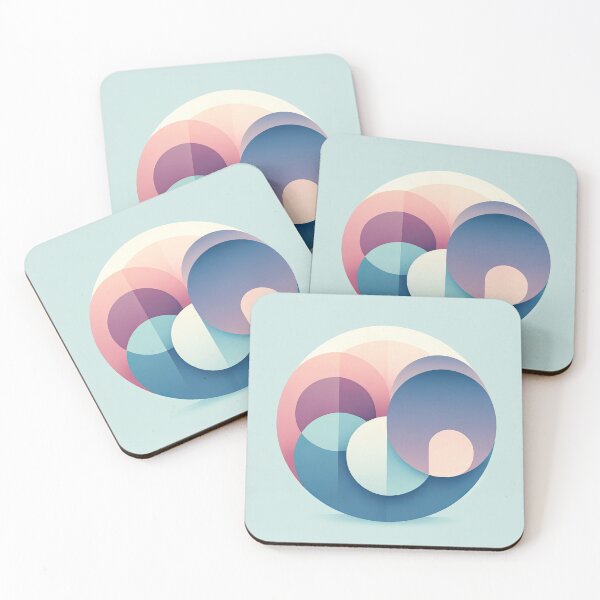 Item preview, Soothing Pastel Geometric Harmony designed and sold by SunkenCost.