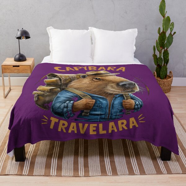 Artikelvorschau, Capybara-Reisender entworfen und verkauft von HowMonkeyShop.