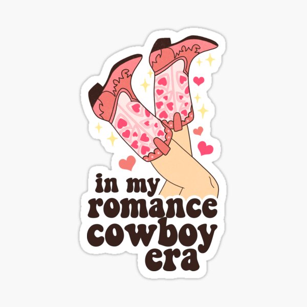 Item preview, In My Cowboy Romance Era Funny Bookish Pink  designed and sold by BookWishEra.