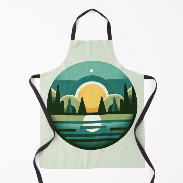 Item preview, Simplified Landscape in Geometric Style designed and sold by SunkenCost.
