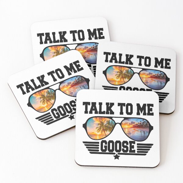 Item preview, talk to me goose aviator shades designed and sold by LaughingProf.