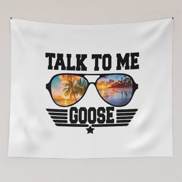 Item preview, talk to me goose aviator shades designed and sold by LaughingProf.