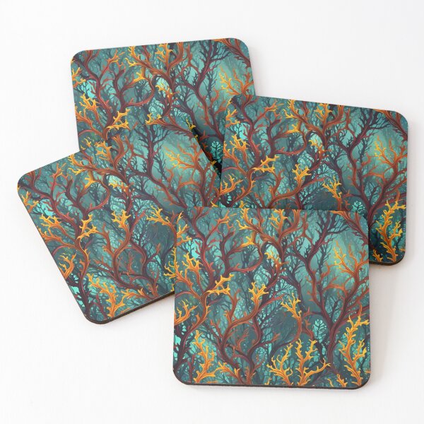 Item preview, Abstract Colorful Sea Kelp Pattern designed and sold by calibrit.