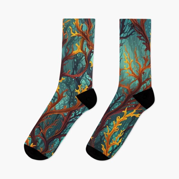 Item preview, Abstract Colorful Sea Kelp Pattern designed and sold by calibrit.