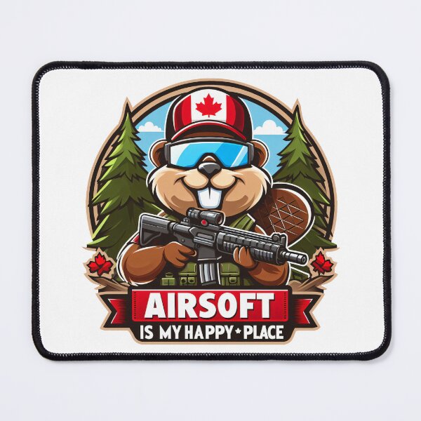 Item preview, Airsoft is my Happy Place Beaver designed and sold by NoMercyAirsoft.