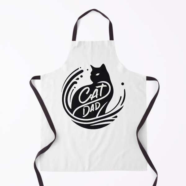 Item preview, Cat Dad white letters designed and sold by SparkleShack.