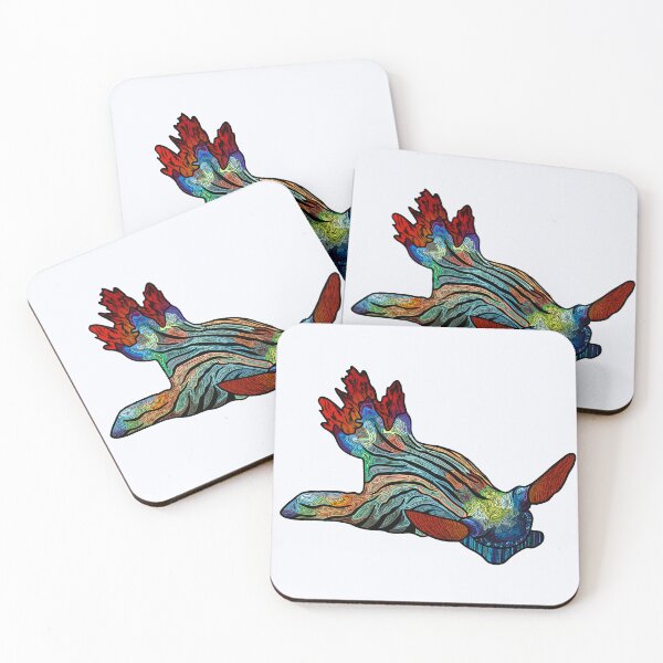 Item preview, Rainbow Golden Nembrotha Nudibranch designed and sold by ArtbyDLP.
