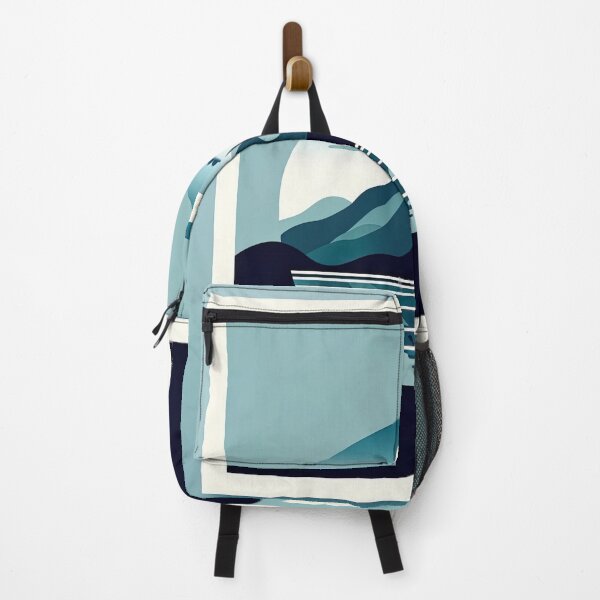 Item preview, Serene Mountain and Lake Minimalist Art designed and sold by SunkenCost.