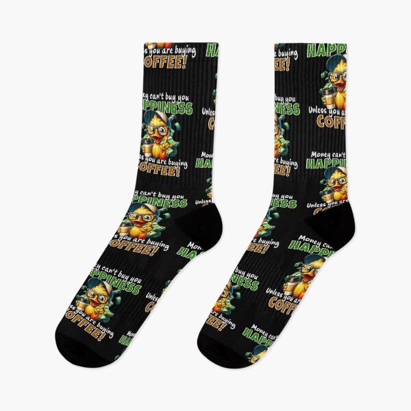 Item preview, Coffee Lover, Money Can't Buy Happiness Funny Duck  designed and sold by edesignprints.