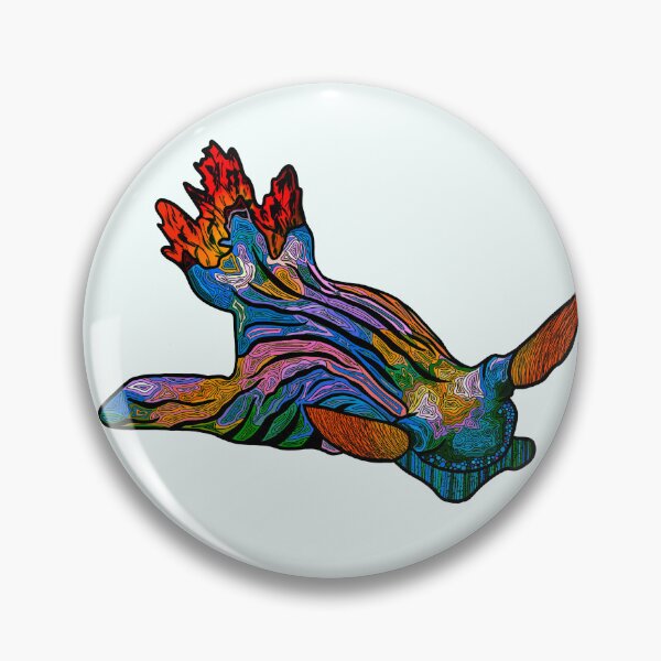 Item preview, Rainbow Golden Nembrotha Nudibranch color option 2 designed and sold by ArtbyDLP.