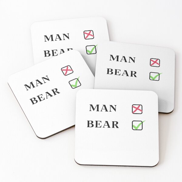 Item preview, I would Rather be With A Bear Than a Man in the Forest  designed and sold by 519xdesign.