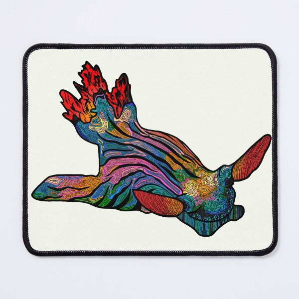 Item preview, Rainbow Golden Nembrotha Nudibranch color option 3 designed and sold by ArtbyDLP.