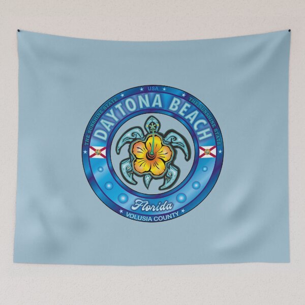 Item preview, Daytona Beach Florida sea turtle hibiscus designed and sold by studioss76.