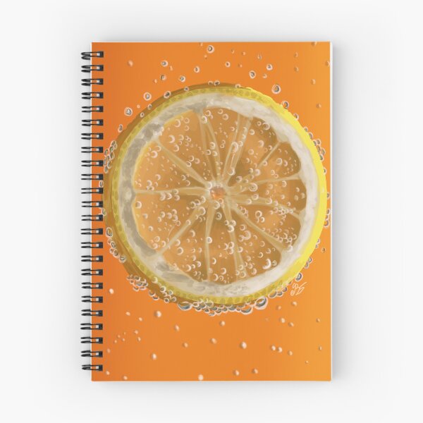Item preview, A Slice of Yellow in a Glass of Orange designed and sold by CalicoArts.
