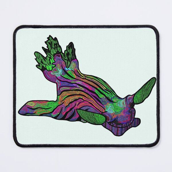 Item preview, Neon Abstract Golden Nembrotha Nudibranch color option 4 designed and sold by ArtbyDLP.