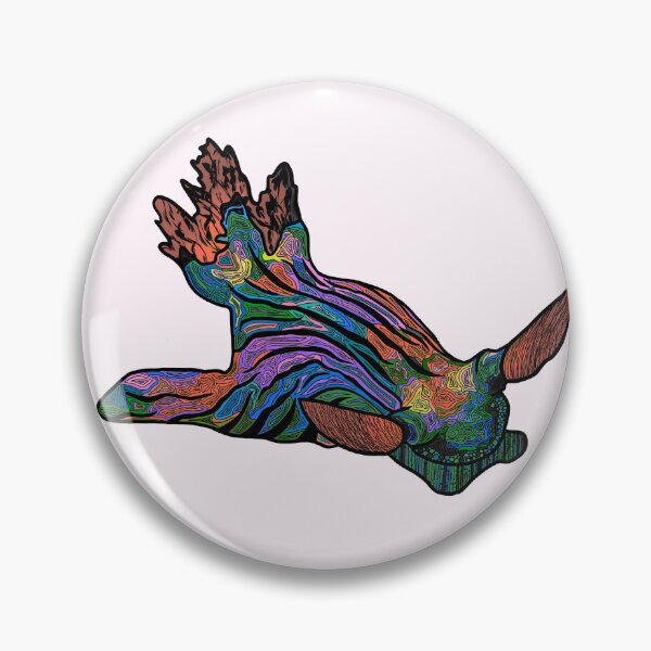 Item preview, Neon Abstract Golden Nembrotha Nudibranch color option 5 designed and sold by ArtbyDLP.