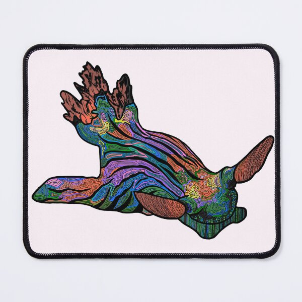 Item preview, Neon Abstract Golden Nembrotha Nudibranch color option 5 designed and sold by ArtbyDLP.