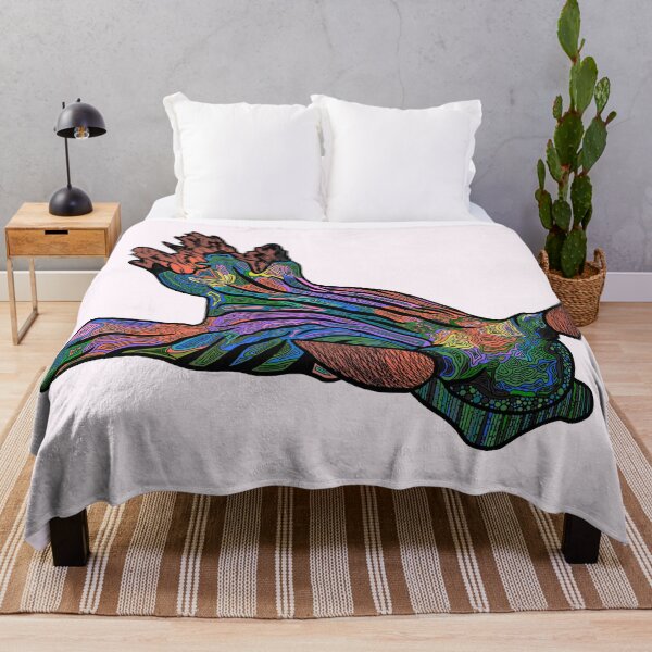 Item preview, Neon Abstract Golden Nembrotha Nudibranch color option 5 designed and sold by ArtbyDLP.