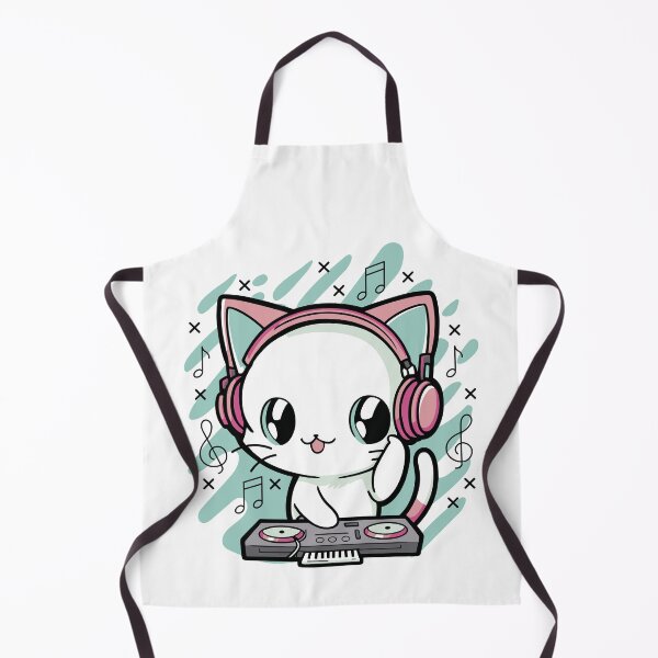 Item preview, Cute dj cat designed and sold by Faissal Thomass.