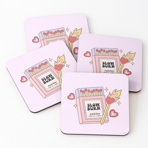 Item preview, Slow Burn Book Club Book Trope Pink Bookish  designed and sold by BookWishEra.