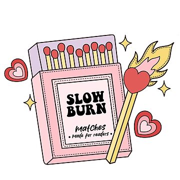 Vorschaubild zum Design Slow Burn Buchclub Buch Trope Pink Bookish von BookWishEra