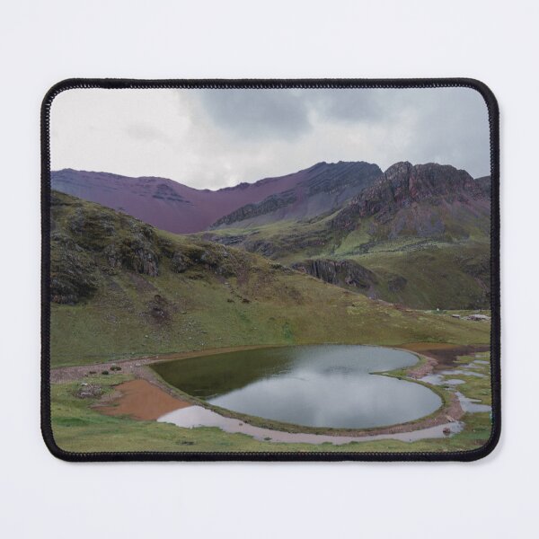 Item preview, heart-shaped lake at the rainbow mountain base, peru designed and sold by Adi M.