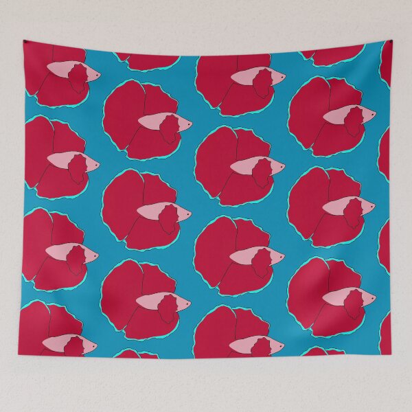 Item preview, Red Betta Fish designed and sold by Leapingdoe.