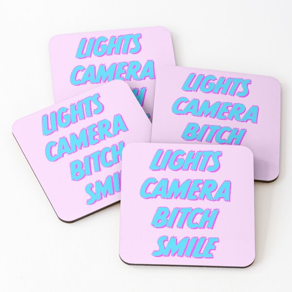 Item preview, Lights Camera Bitch Smile designed and sold by OddPopnyc.