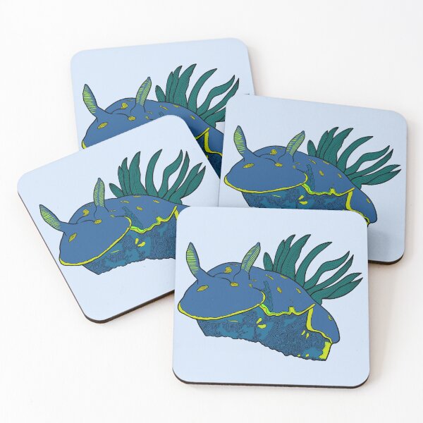 Item preview, Abstract Tryons risbecia Nudibranch color option 10 designed and sold by ArtbyDLP.