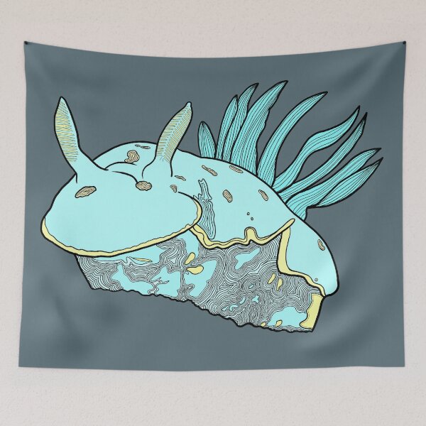 Item preview, Abstract Tryons risbecia Sea Slug color option 11 designed and sold by ArtbyDLP.
