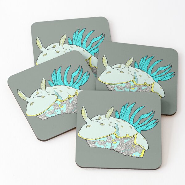Item preview, Abstract Tryons risbecia Sea Slug color option 12 designed and sold by ArtbyDLP.