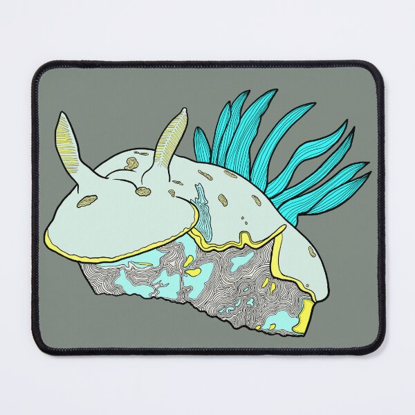 Item preview, Abstract Tryons risbecia Sea Slug color option 12 designed and sold by ArtbyDLP.