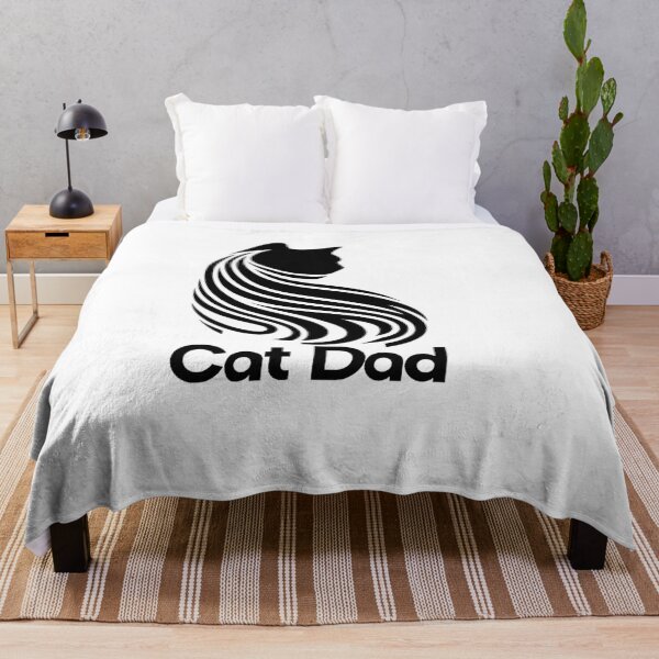 Item preview, Cat Dad white strokes designed and sold by SparkleShack.
