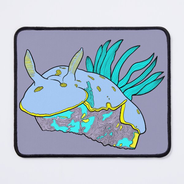 Item preview, Abstract Tryons risbecia Sea Slug color option 13 designed and sold by ArtbyDLP.