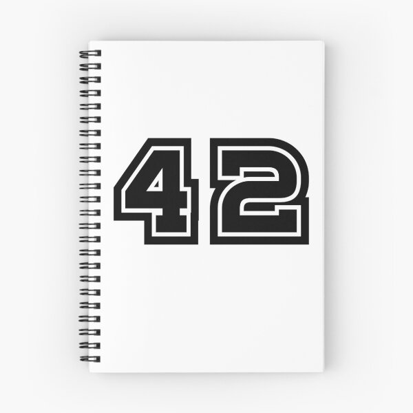 Item preview, 42, forty-two, black, sport designed and sold by Numbers-Art.