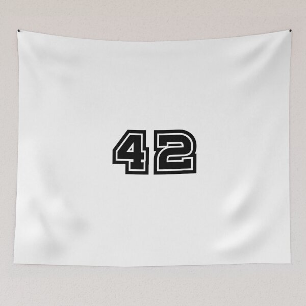 Item preview, 42, forty-two, black, sport designed and sold by Numbers-Art.