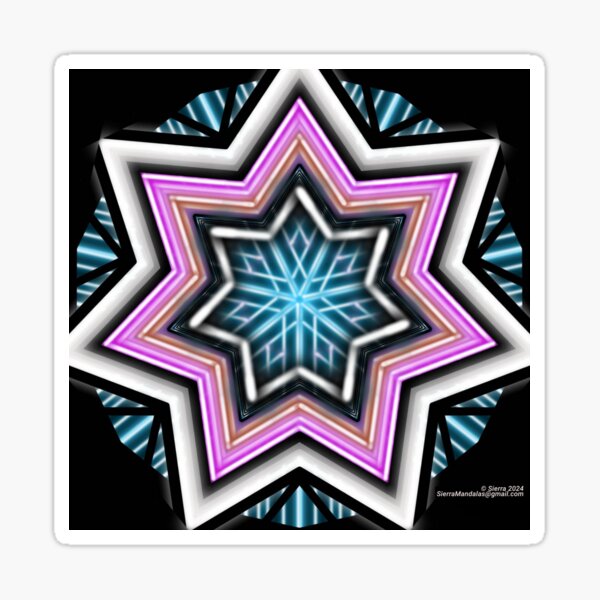 Item preview, Pink Star designed and sold by SierraMandalas.