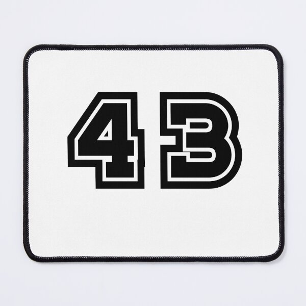 Item preview, 43, forty-three, black, sport designed and sold by Numbers-Art.
