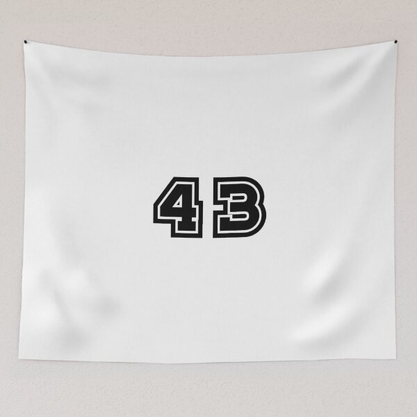 Item preview, 43, forty-three, black, sport designed and sold by Numbers-Art.