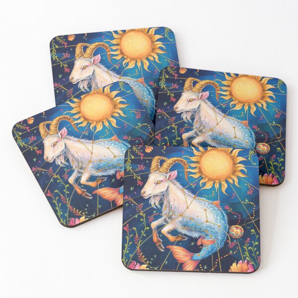 Item preview, Capricorn Astrology. Sun in Capricorn, Zodiac sign, Capricorn symbol designed and sold by ZodiacWonders.