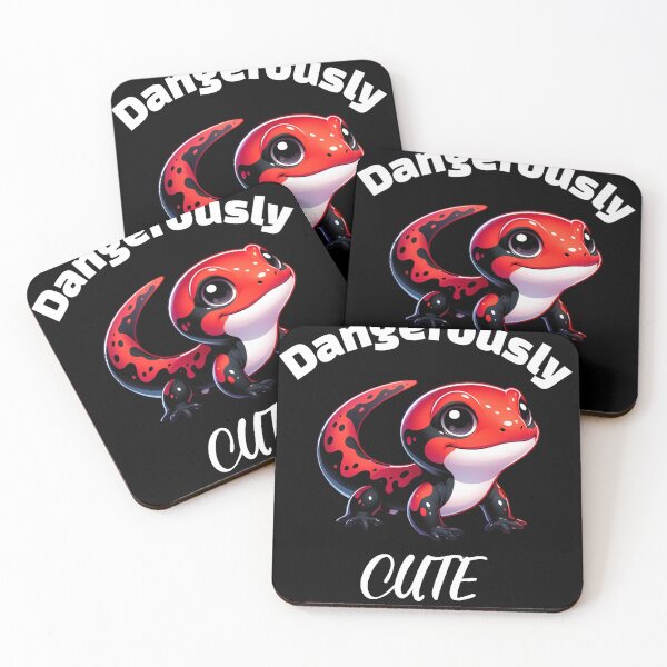 Item preview, Dangerously Cute Red and Black Reptile designed and sold by wrdiv73.