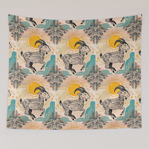 Item preview, Capricorn Astrology. Sun in Capricorn, Zodiac sign, Capricorn symbol designed and sold by ZodiacWonders.