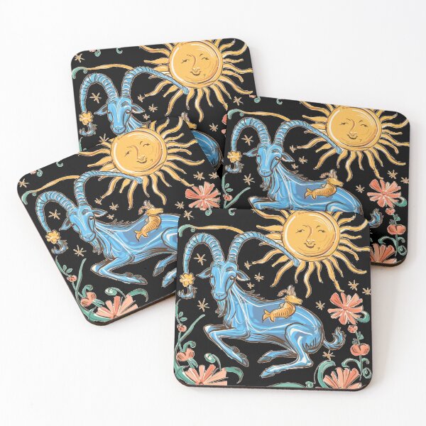 Item preview, Capricorn Astrology. Sun in Capricorn, Zodiac sign, Capricorn symbol designed and sold by ZodiacWonders.