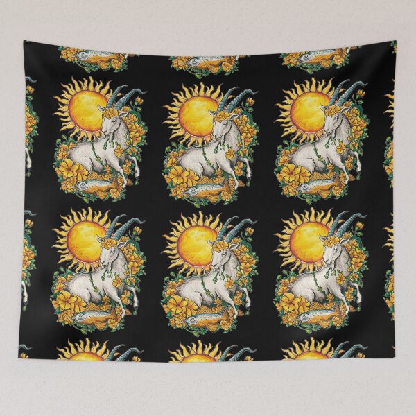 Artikelvorschau, Steinbock-Astrologie. Sonne im Steinbock, Sternzeichen, Steinbock-Symbol entworfen und verkauft von ZodiacWonders.