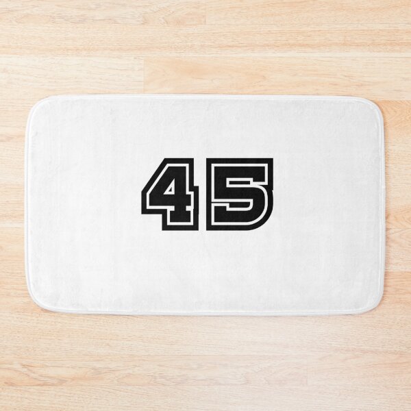 Item preview, 45, forty-five, black, sport designed and sold by Numbers-Art.