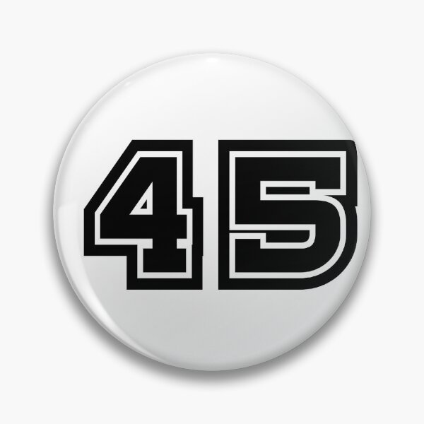 Item preview, 45, forty-five, black, sport designed and sold by Numbers-Art.